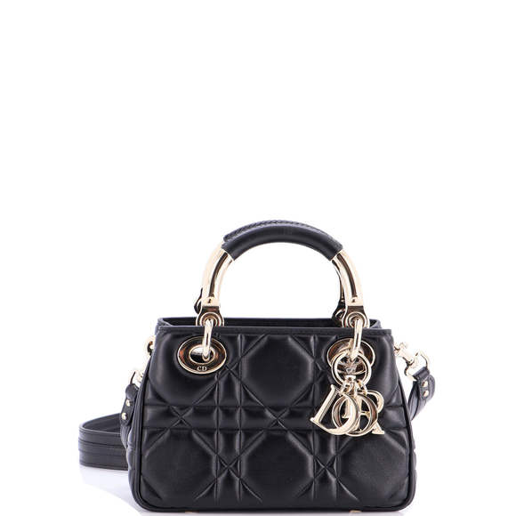 Christian Dior Mini Lady 95.22 Bag Cannage Embossed Leather - Picture 1 of 5